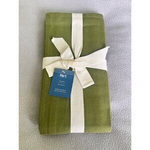 Pier 1 Imports Napkins Green Cloth Table Napkins Easter Cotton 20x20 Lot 6